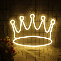 Handmade Crown Neon Sign | Crown Led Neon | King Neon Sign | Room Decor | Prince Neon Sign| Princess Neon Sign | Gift For Him | Gift For Her
