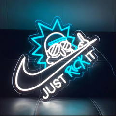Handmade Rick x Sport Neon Sign | Just Rick Led Neon Sign | Gaming Decor | Room Decor | Custom Neon Sign | Gift For Him | Sport Neon Sign