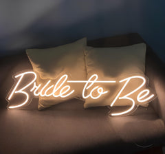 Bride to Be Neon Sign – LED Light Decor for Bridal Shower, Bachelorette Party, Wedding Celebration