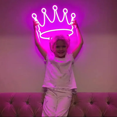 Handmade Crown Neon Sign | Crown Led Neon | King Neon Sign | Room Decor | Prince Neon Sign| Princess Neon Sign | Gift For Him | Gift For Her