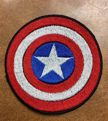 Captain Shield Inspired Fluffy Rug – Bold & Heroic Design for Your Home Décor