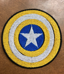 Captain Shield Inspired Fluffy Rug – Bold & Heroic Design for Your Home Décor