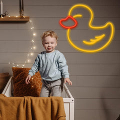 Duck Neon Sign | Cute Duck Led Neon Sign | Led Neon Sign | Custom Neon Sign | Home Decor | Duck LED Lights  Duck Neon Lights| Kids Neon Sign