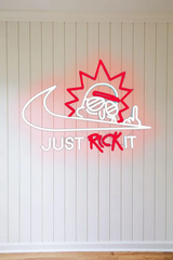 Handmade Rick x Sport Neon Sign | Just Rick Led Neon Sign | Gaming Decor | Room Decor | Custom Neon Sign | Gift For Him | Sport Neon Sign