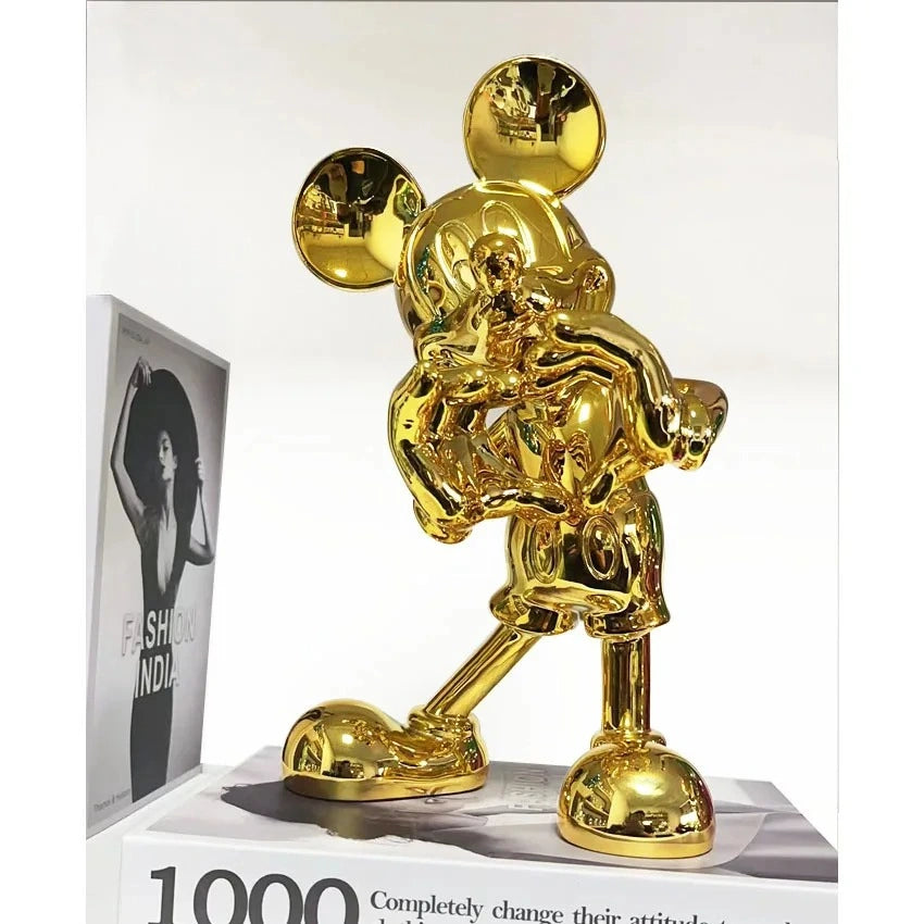 Mickey Welcome Resin Figure – Decorative Sitting Character for Home & Gifts