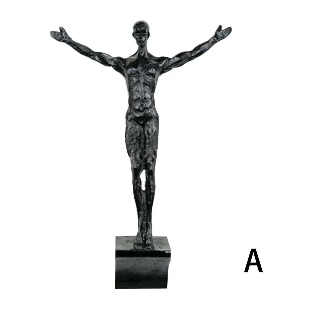 Athlete Rock Climbing Resin Background Wall Hanging Decoration Sculpture Statue Retro Figures Present Decorations New 2025