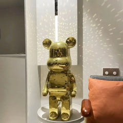 Gradient Bear Resin Statue – Luxury Interior Decor Sculpture