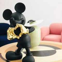 Mickey Welcome Resin Figure – Decorative Sitting Character for Home & Gifts
