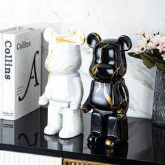 Luxury Designer Bear Decor – 28.5cm Collectible Art Toy