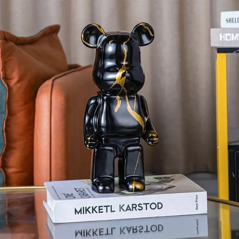 Luxury Designer Bear Decor – 28.5cm Collectible Art Toy