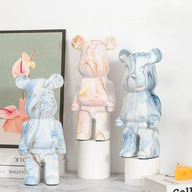 Luxury Designer Bear Decor – 28.5cm Collectible Art Toy