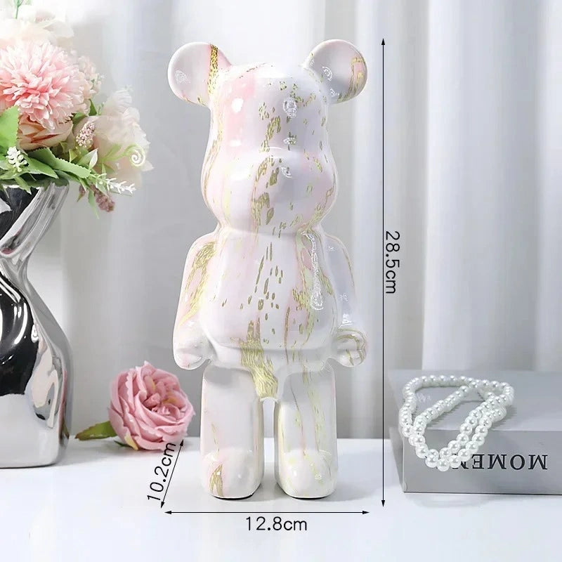 Luxury Designer Bear Decor – 28.5cm Collectible Art Toy