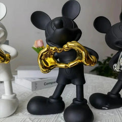 Mickey Mouse Love Resin Figurine – Cute Disney-Inspired Home Decor Toy