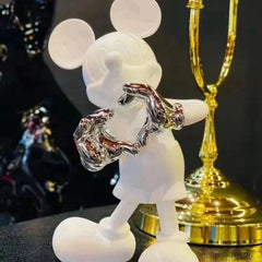 Mickey Welcome Resin Figure – Decorative Sitting Character for Home & Gifts